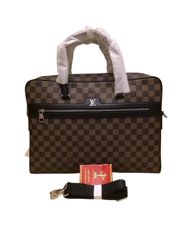 Louis Vuitton Brown Monogram Giant Empreinte Leather Onthego MM Men Bag - Banlieue91