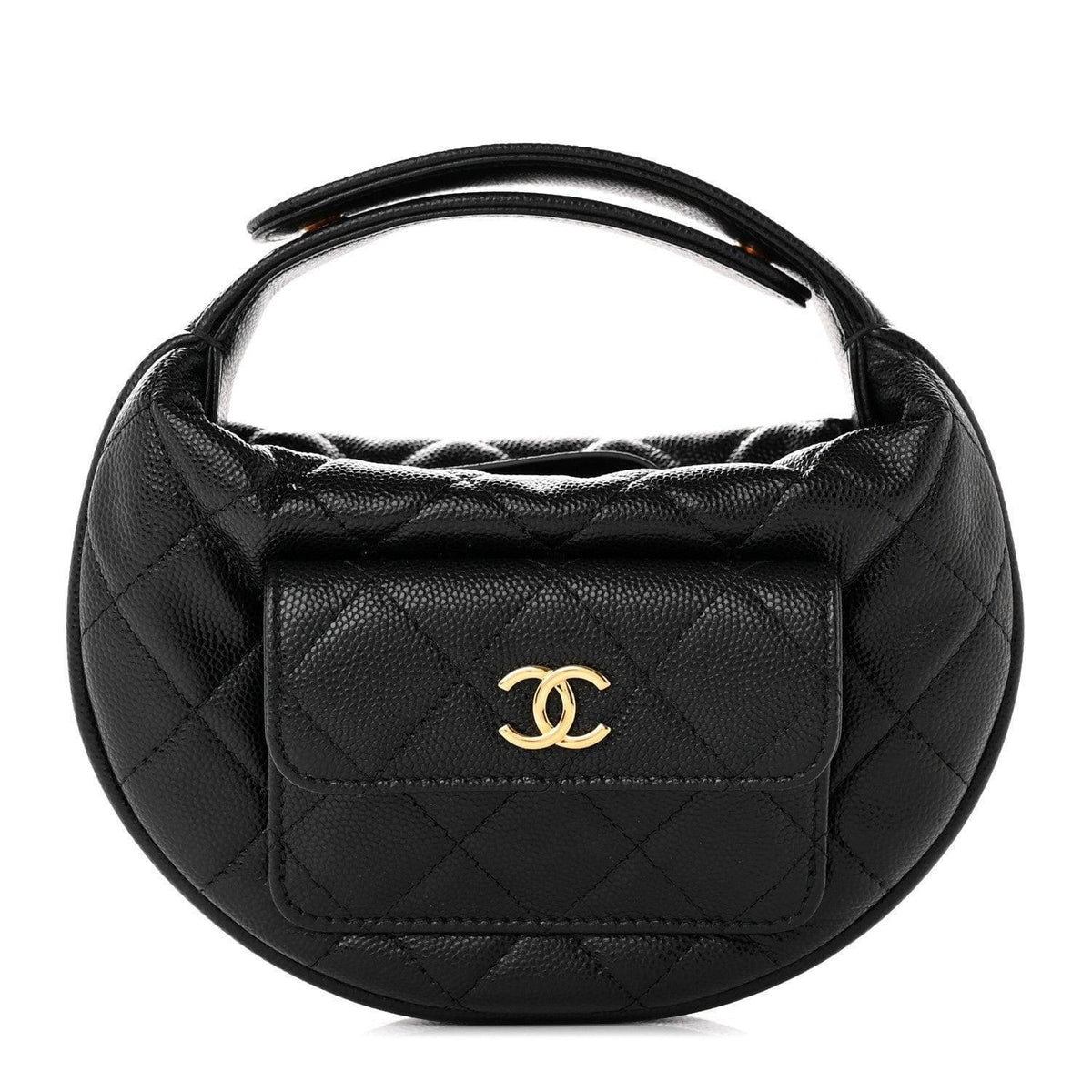 Chanel Caviar Quilted Polly Pocket Pouch Hobo | Banlieue91