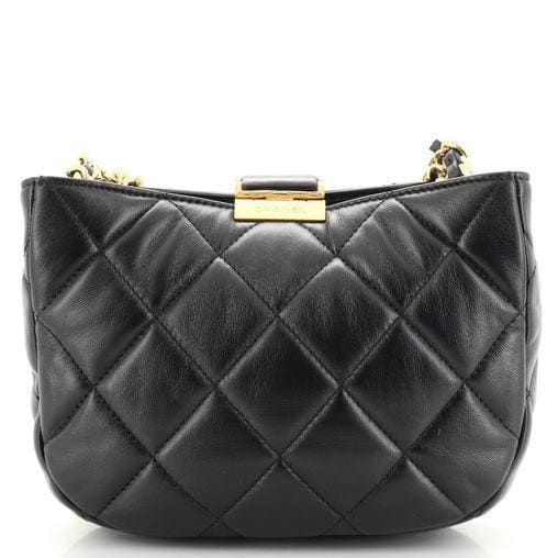 Chanel CC Chain Hobo Quilted Lambskin Small | Banlieue91