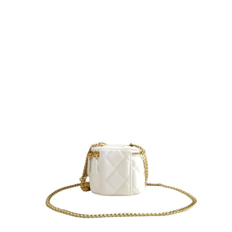 Chanel coco love long vanity case denim Camelia blue SHW | Banlieue91