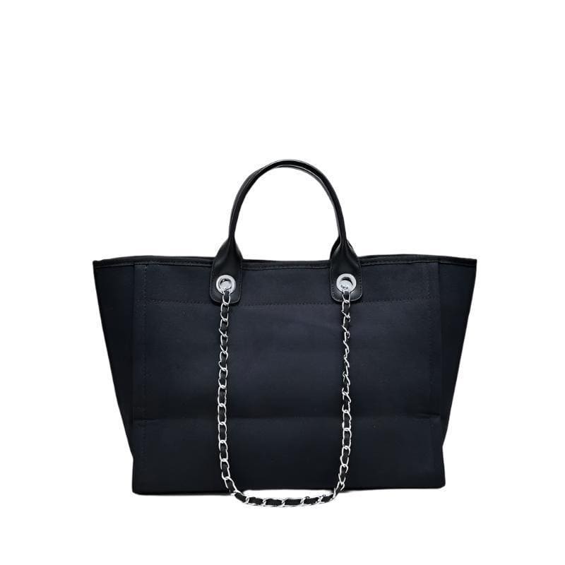 CHANEL MEDIUM BLACK PEARL BAG DEAUVILLE | Banlieue91