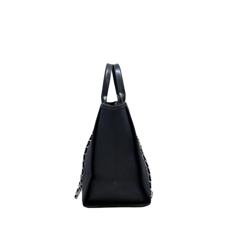 CHANEL MEDIUM BLACK PEARL BAG DEAUVILLE | Banlieue91