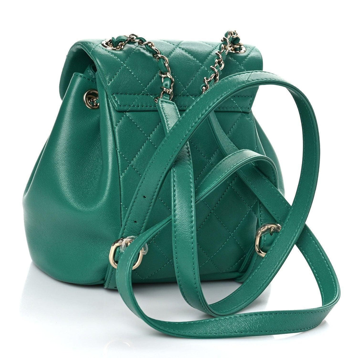 Chanel Shiny Caviar Quilted Small Duma Pockets Drawstring Backpack | Banlieue91