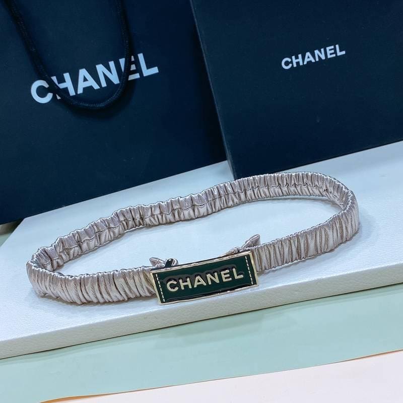 Chanel Women Logo Banding Belt 'Golden' | Banlieue91