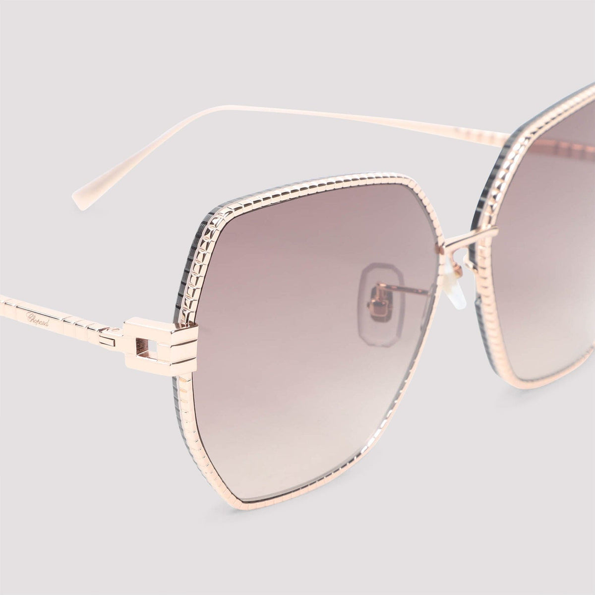 CHOPARD EYEWEAR Chic Metallic Acetate-Metal Sunglasses | Banlieue91