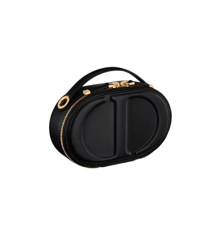 Christian Dior Signature Oval Camera Bag Calfskin with Embossed CD Signature | Banlieue91
