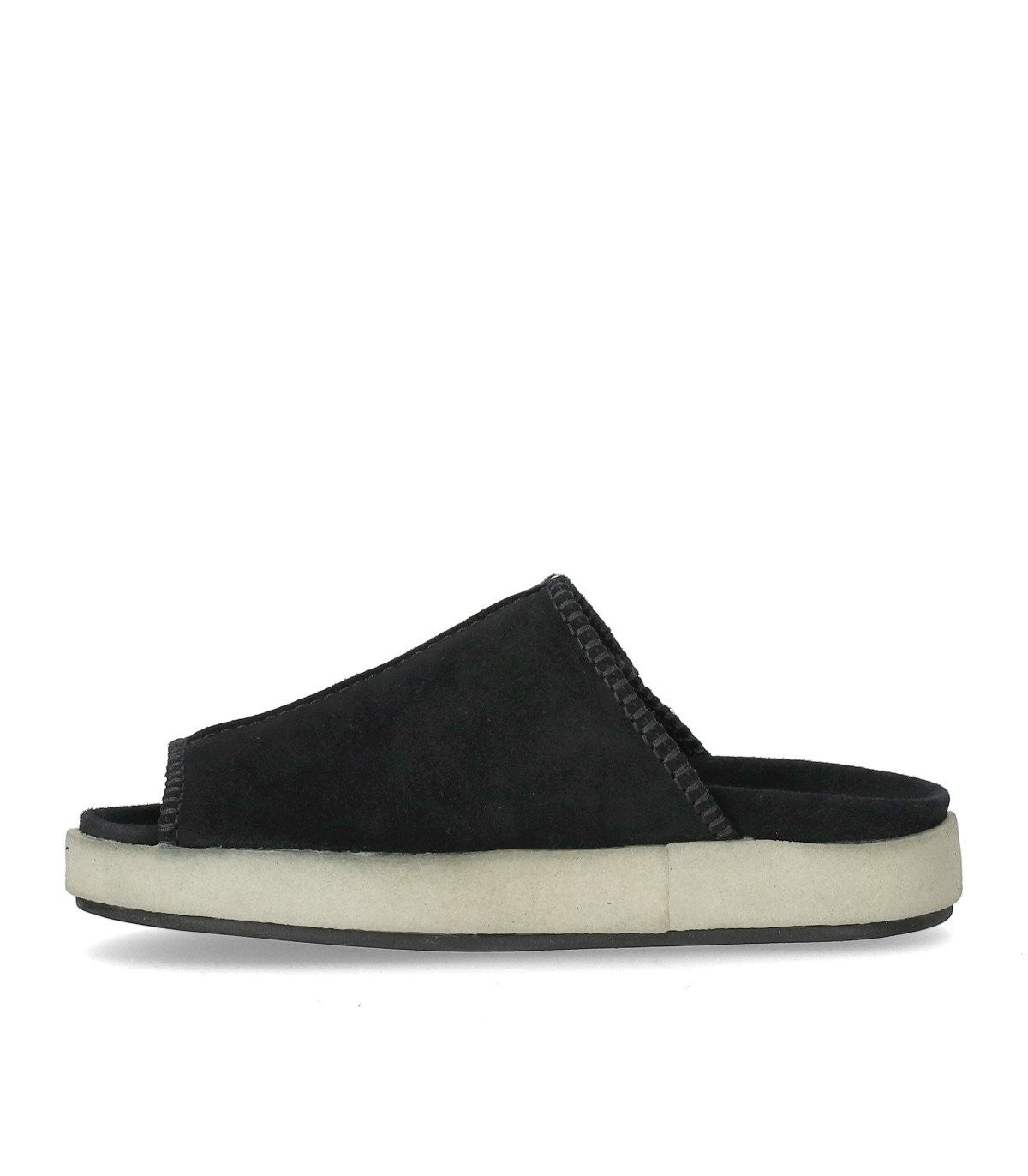 Clarks Overleigh Black Slide - Banlieue91 -