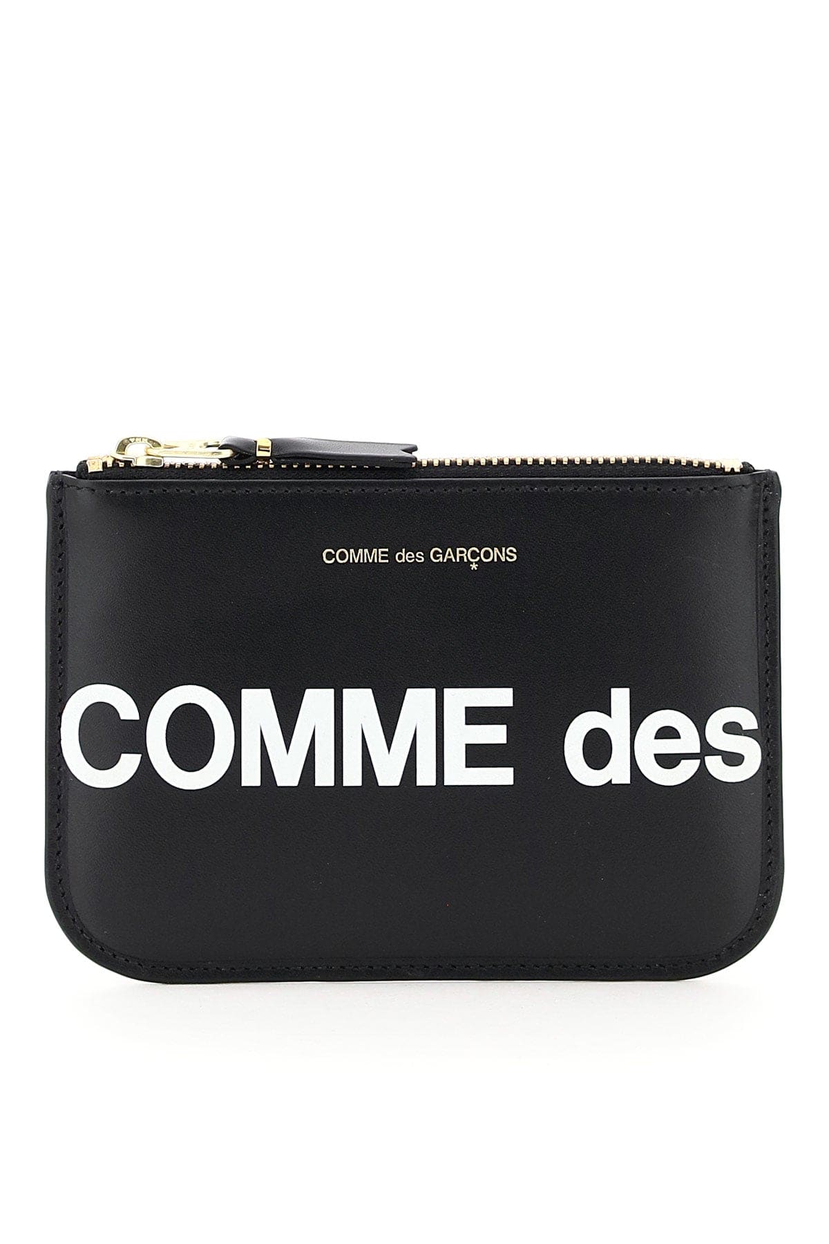 COMME DES GARÇONS PLAY Mini Leather Logo Zip Pouch Handbag | Banlieue91