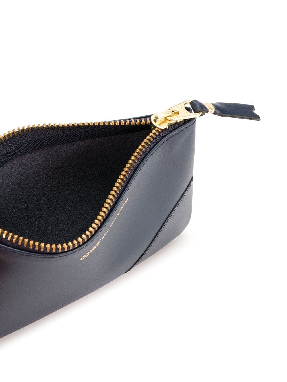 COMME DES GARÇONS WALLET Mini Leather Pouch Handbag with Logo Detail | Banlieue91