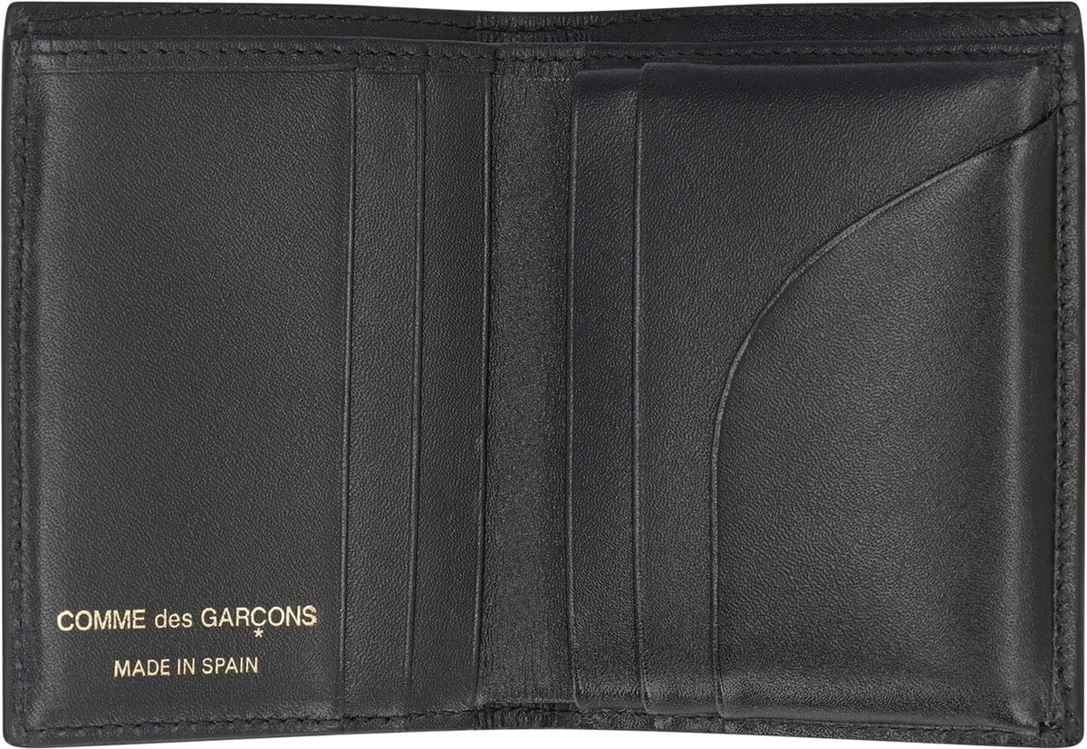 COMME DES GARÇONS WALLET Mini Leather Wallet with Polka-Dot Motif | Banlieue91