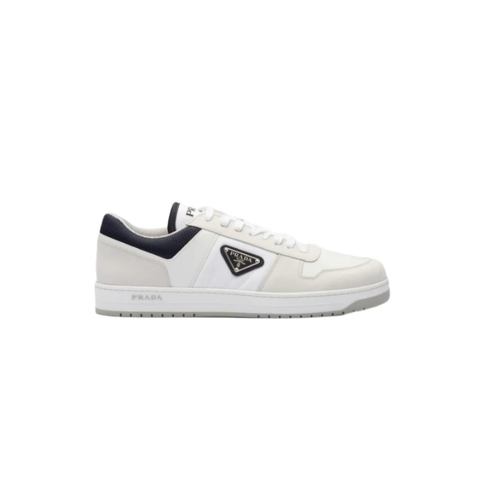 Prada Downtown Re-Nylon sneakers 'White/Beige/Black' - Banlieue91