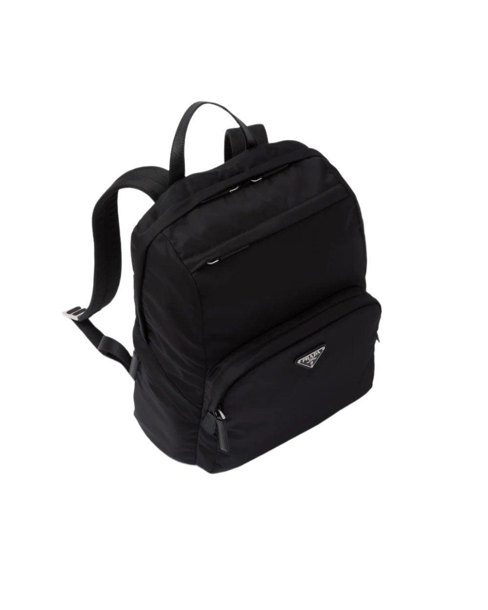 Prada Re-Nylon and Saffiano Leather Backpack - Banlieue91
