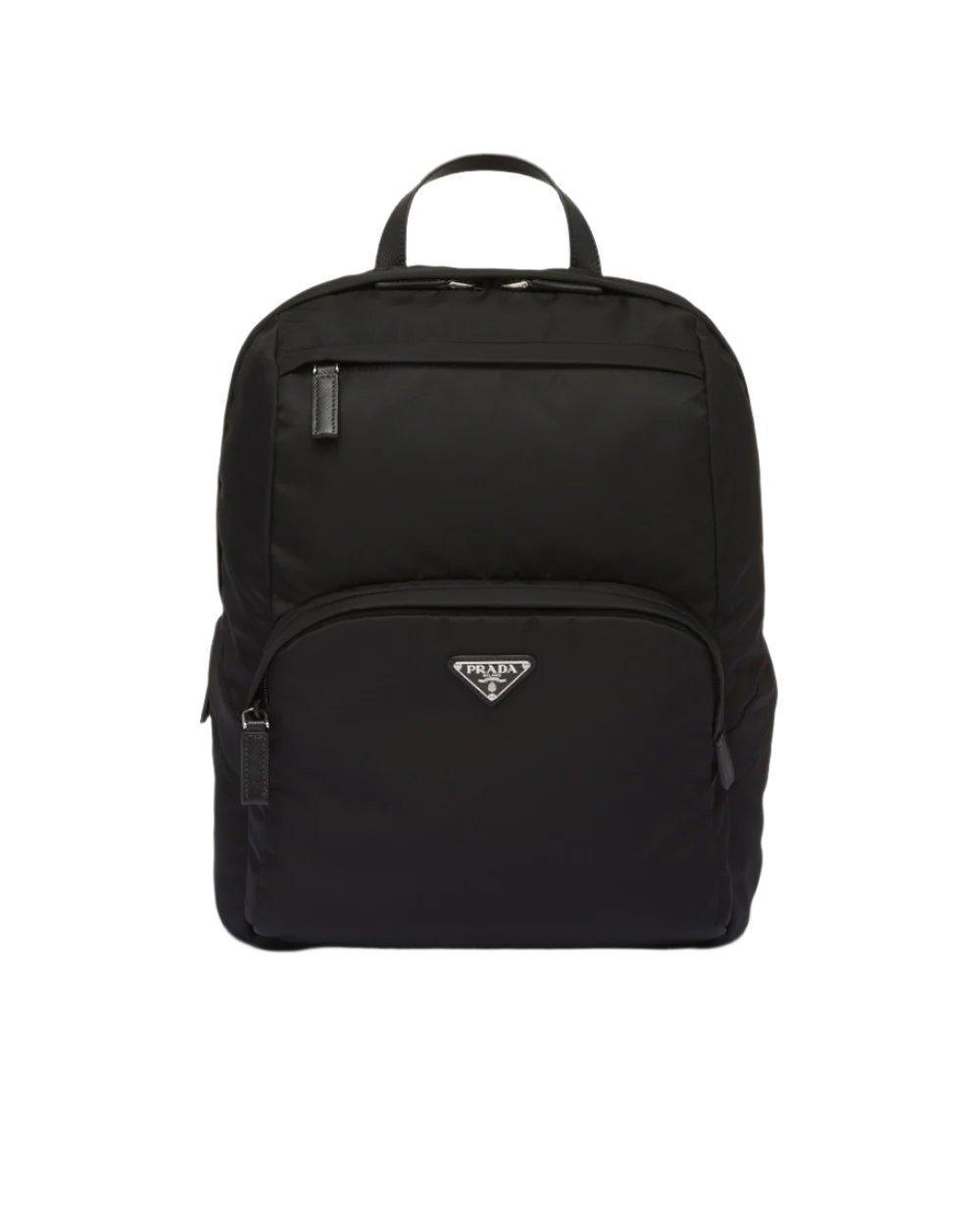 Prada Re-Nylon and Saffiano Leather Backpack - Banlieue91