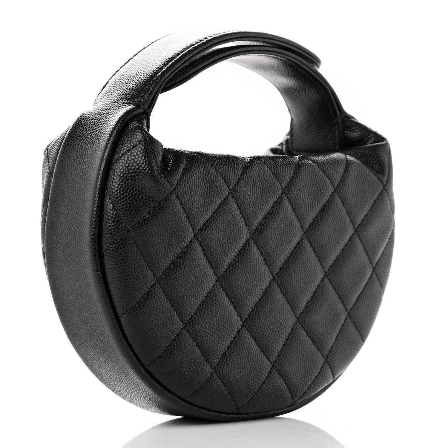 Chanel Caviar Quilted Polly Pocket Pouch Hobo - Banlieue91