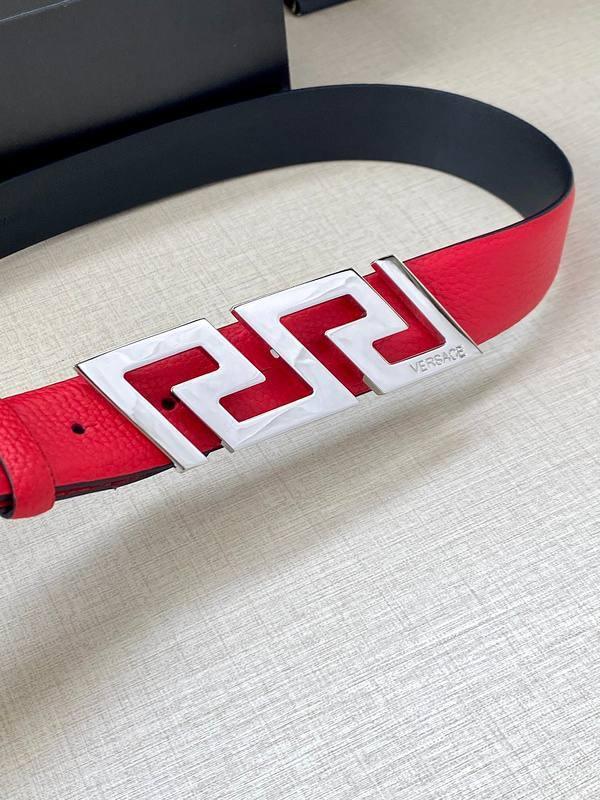 Versace Medusa Belt 'Red' - Banlieue91