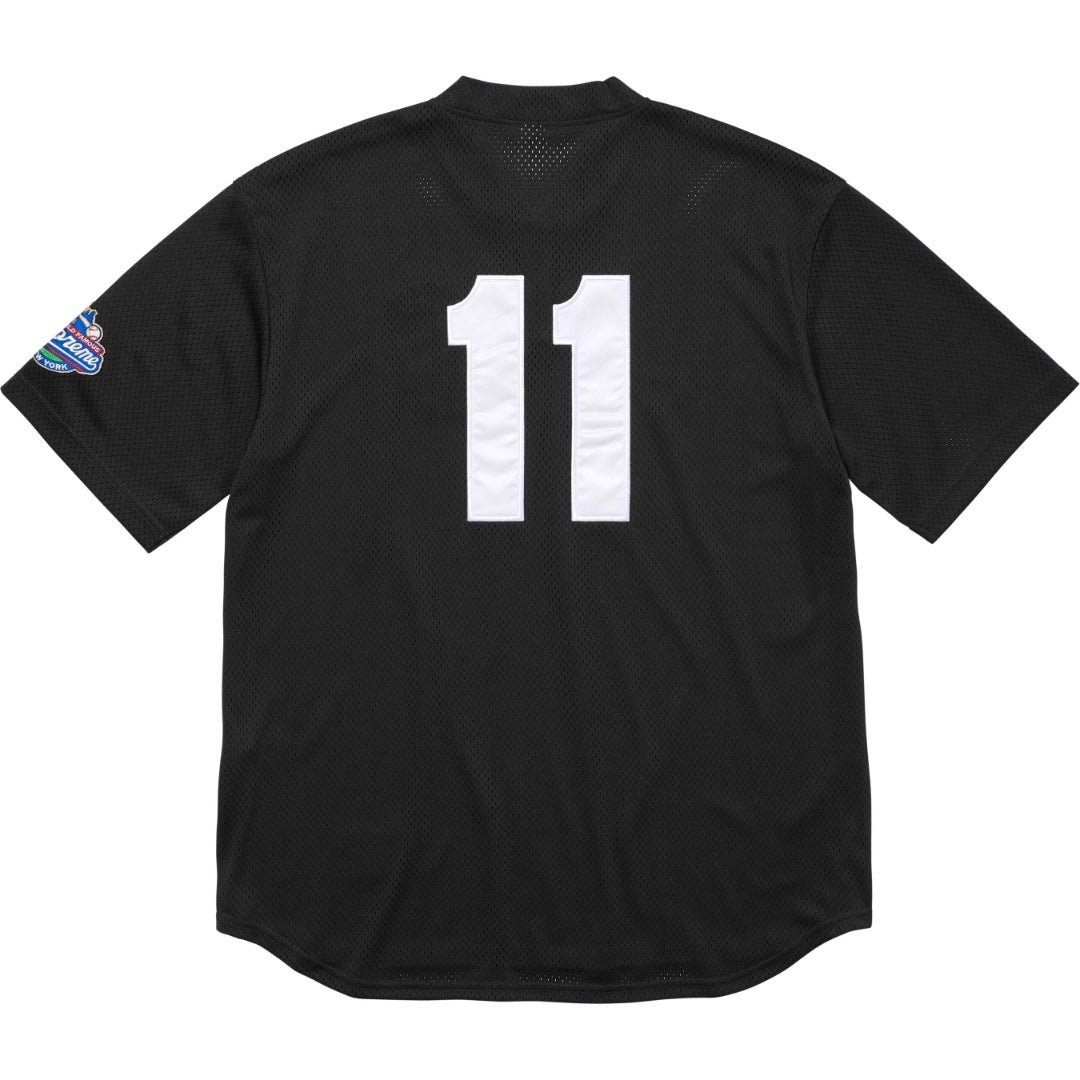 Supreme S Logo Baseball Henley - Banlieue91 -