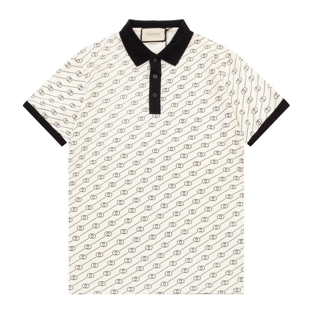 Gucci Light Beige T-shirt with a collar - Banlieue91