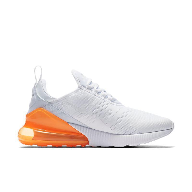 Nike Air Max 270 'White Pack (Total Orange)' - Banlieue91