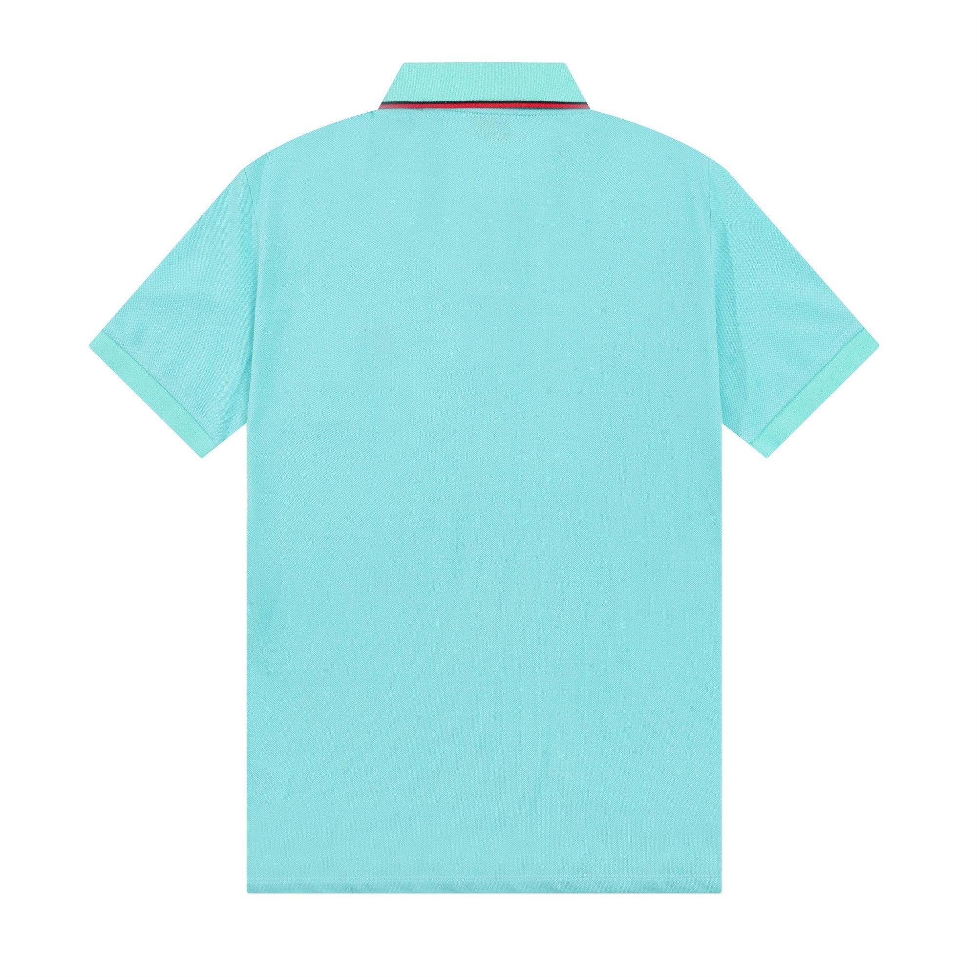 Burberry Light Blue T-Shirt With Collar - Banlieue91