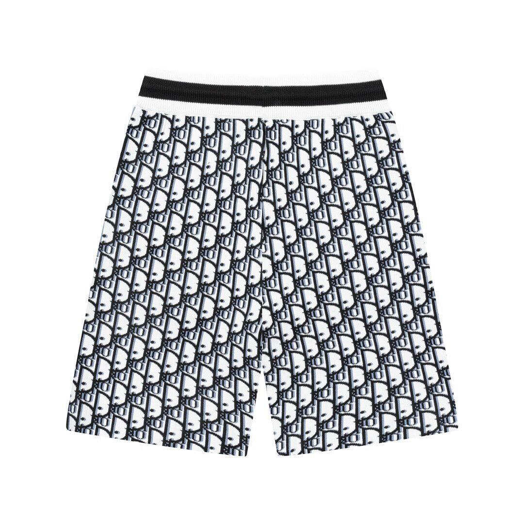 Dior Knit Basketball Shorts 'Black/White' - Banlieue91
