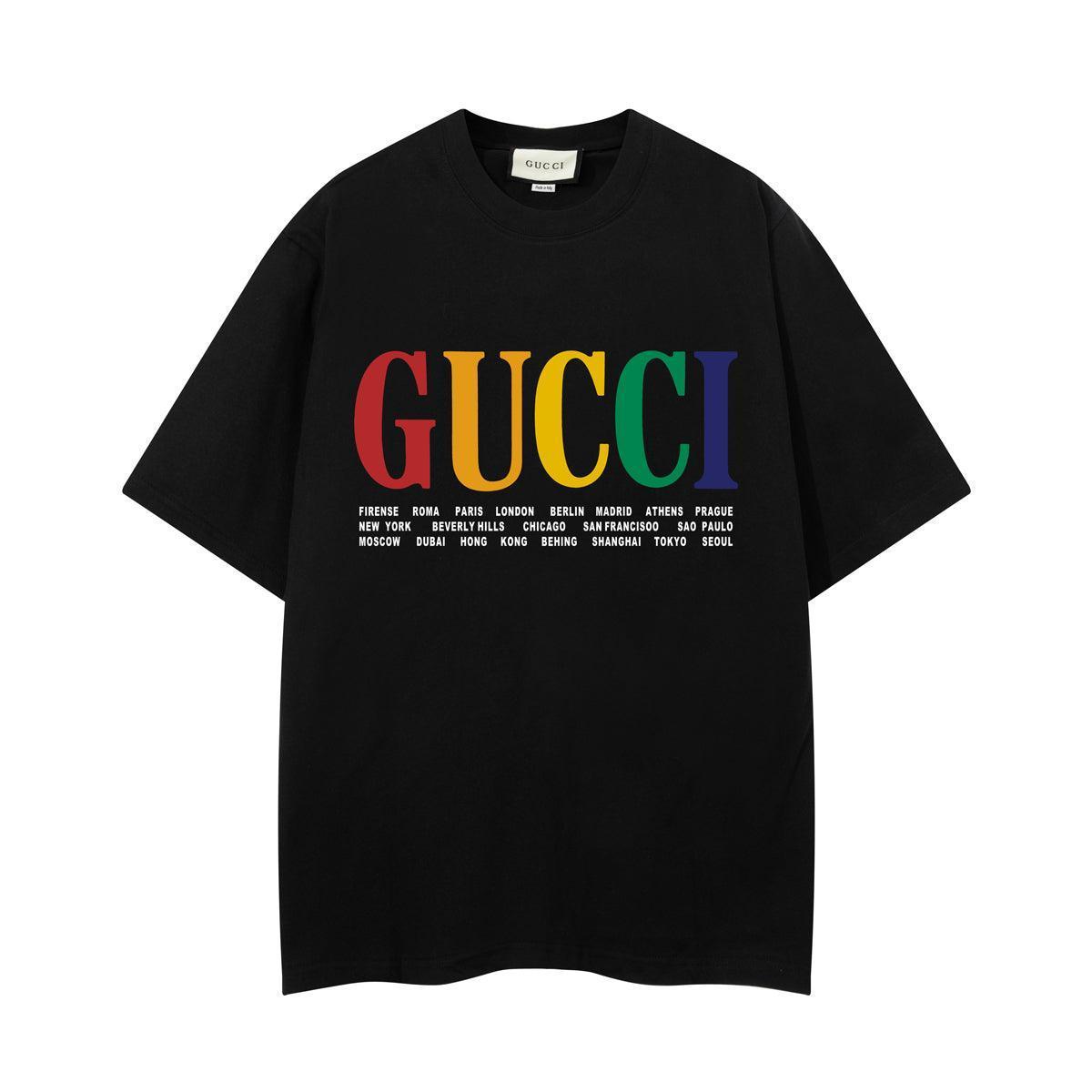 Gucci T-Shirt Without Collar 'Black' - Banlieue91