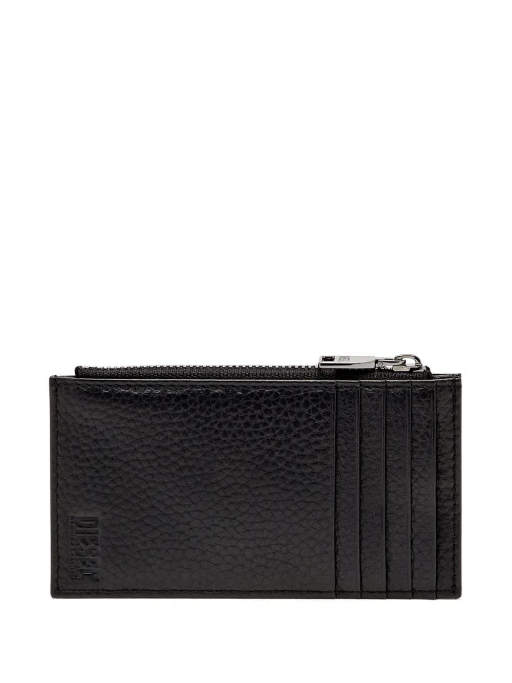 DIESEL Mini Grained Leather Wallet with Logo Plaque | Banlieue91