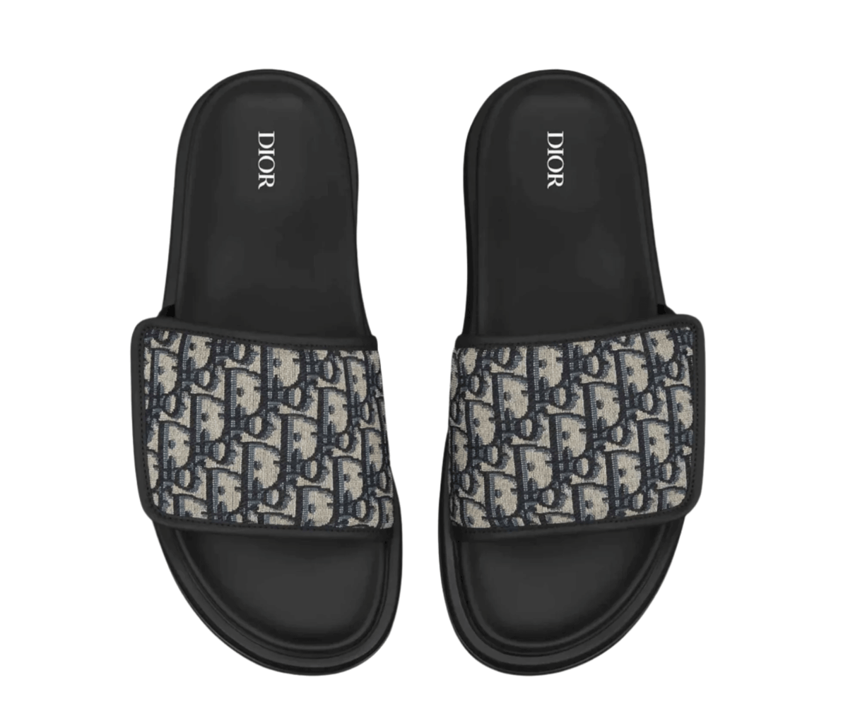 Dior Aqua Sandal In Dior Oblique Jacquard | Banlieue91