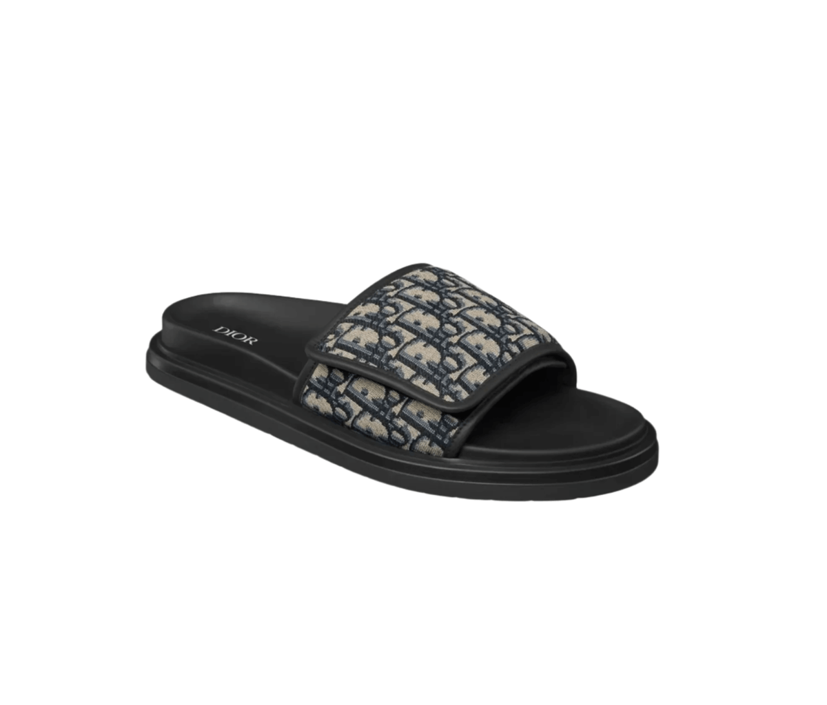 Dior Aqua Sandal In Dior Oblique Jacquard | Banlieue91