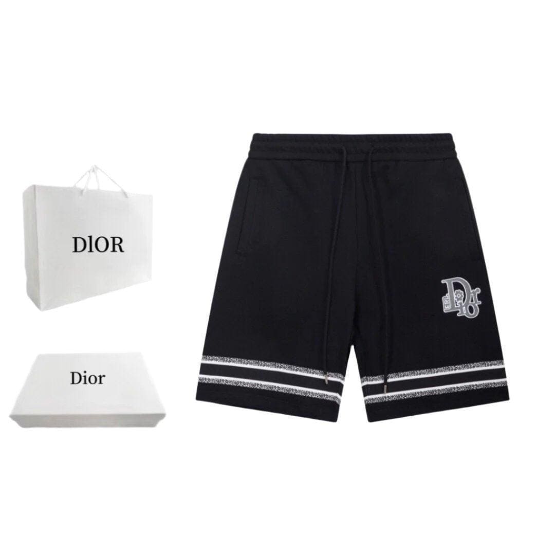 Dior Knit Basketball Shorts 'Black/White' | Banlieue91