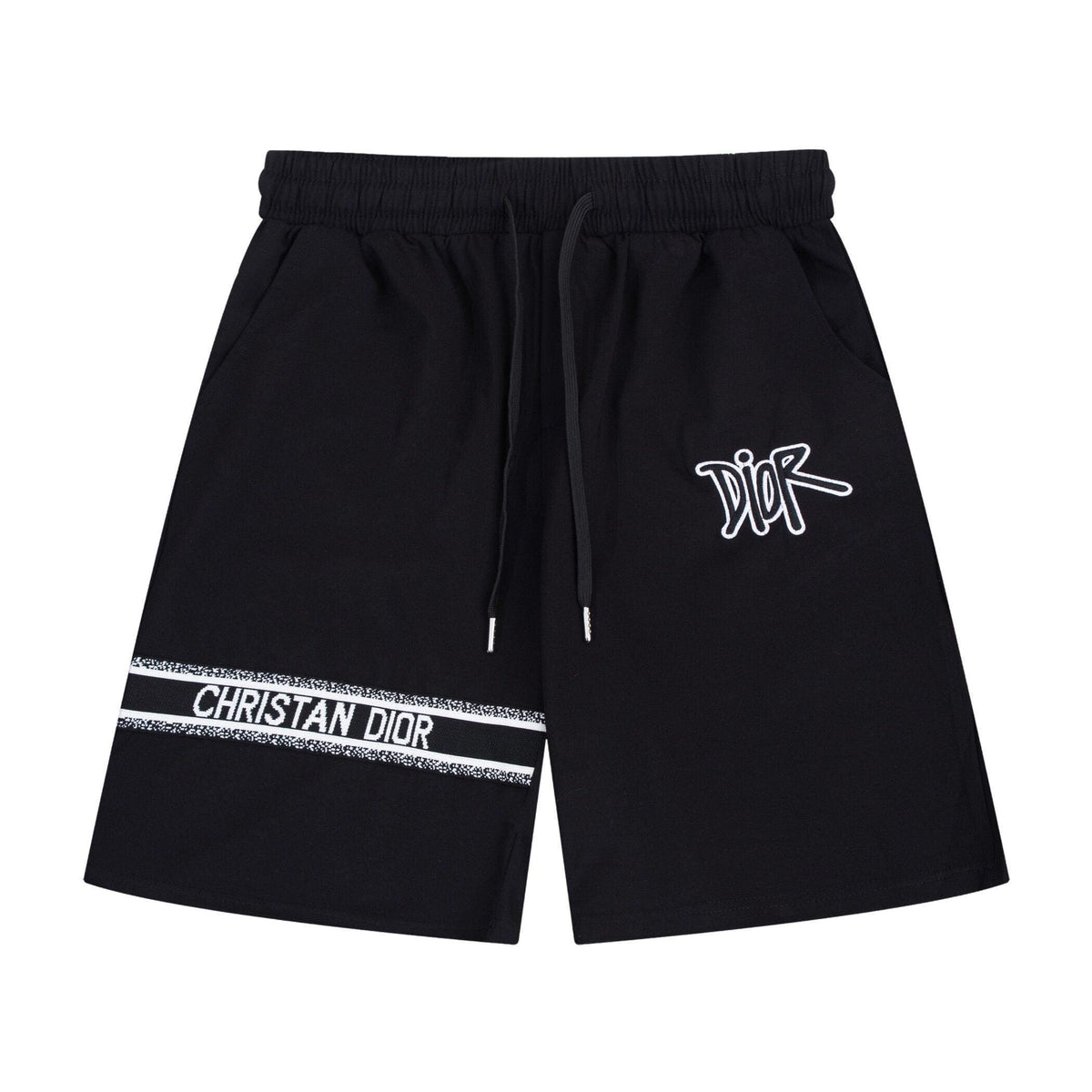 Dior Knit Basketball Shorts 'Black/White' | Banlieue91