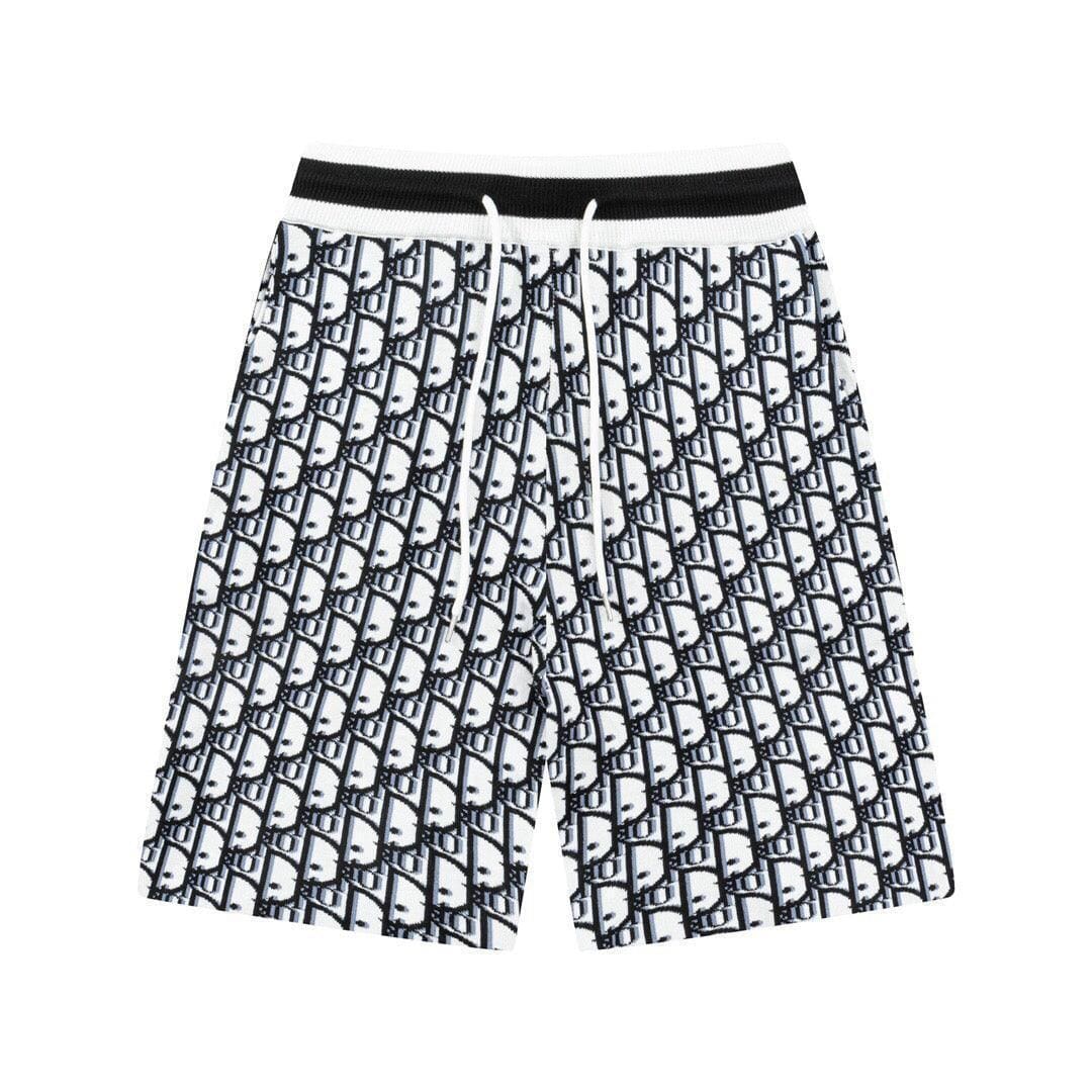 Dior Knit Basketball Shorts 'Black/White' | Banlieue91