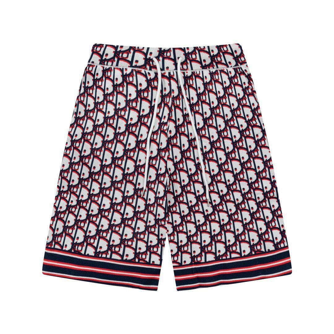 Dior Knit Basketball Shorts 'Red' | Banlieue91