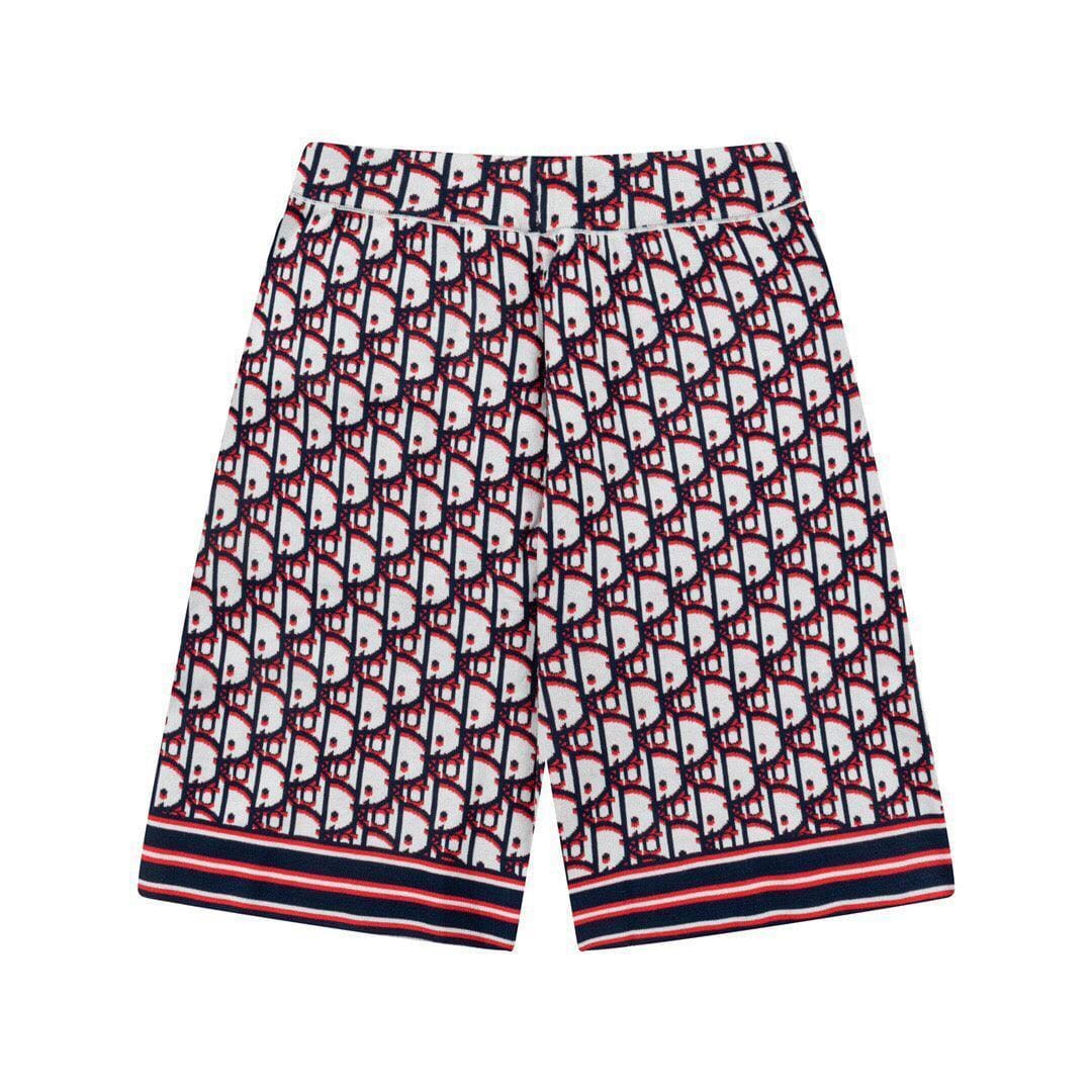Dior Knit Basketball Shorts 'Red' | Banlieue91
