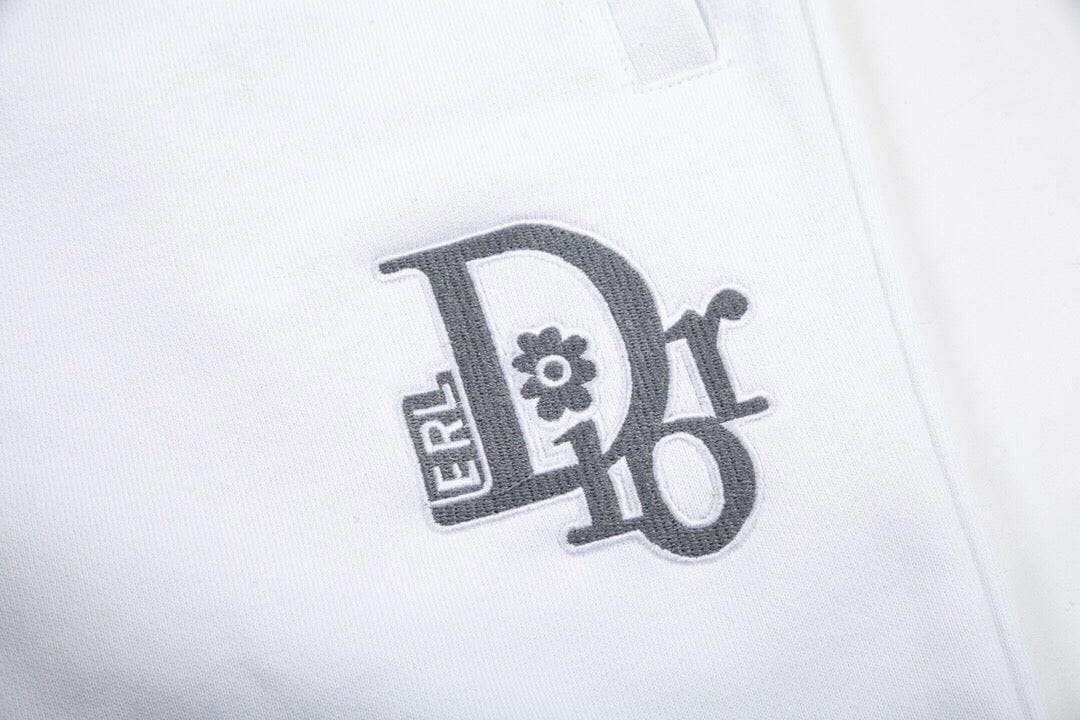 Dior Knit Basketball Shorts 'White/Black' | Banlieue91