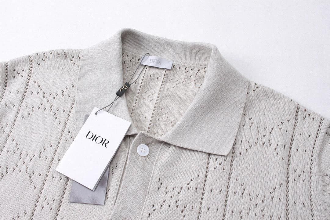 Dior Light Brown T-Shirt With Collar | Banlieue91