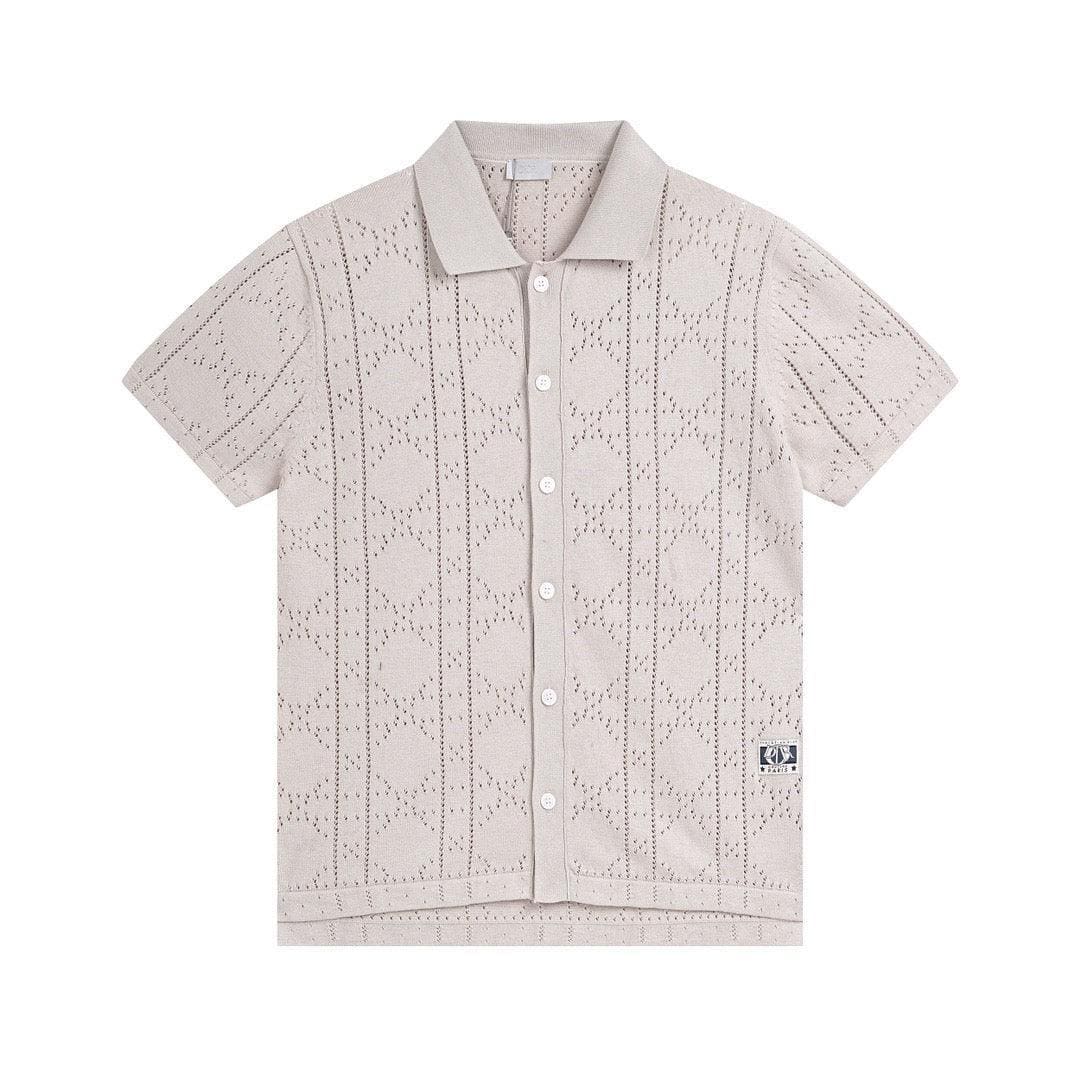 Dior Light Brown T-Shirt With Collar | Banlieue91