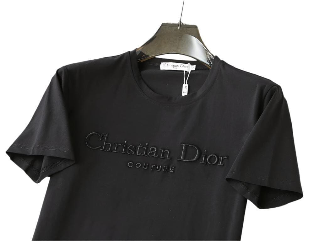 Dior T-Shirt Without Collar 'Black' | Banlieue91