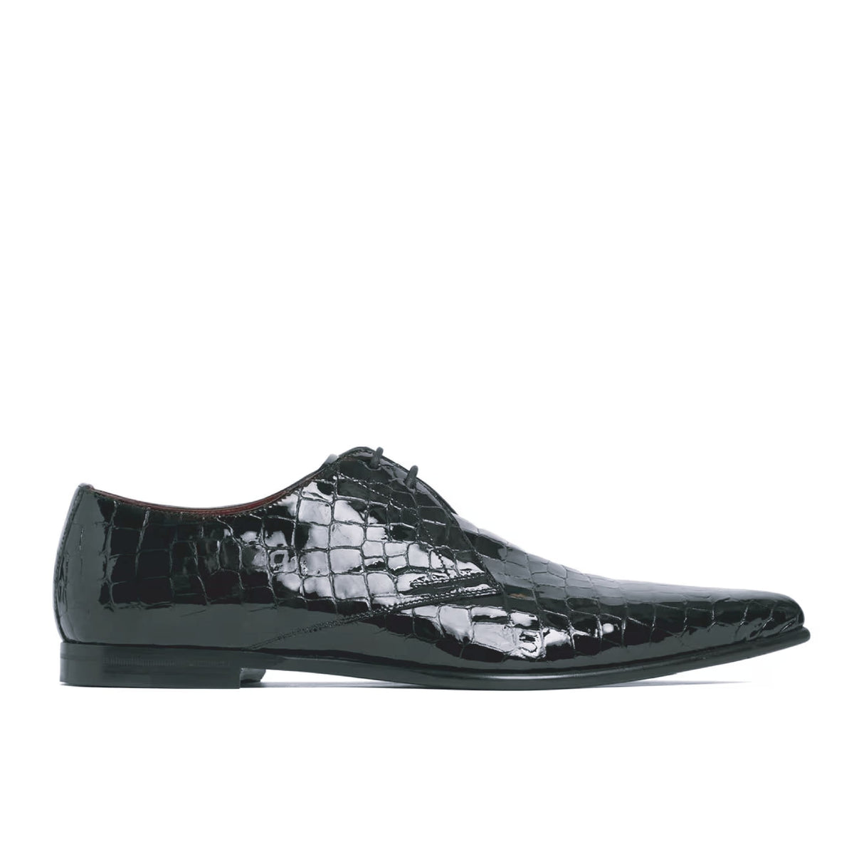 Dolce & Gabbana Achille Croc Embossed Derby | Banlieue91