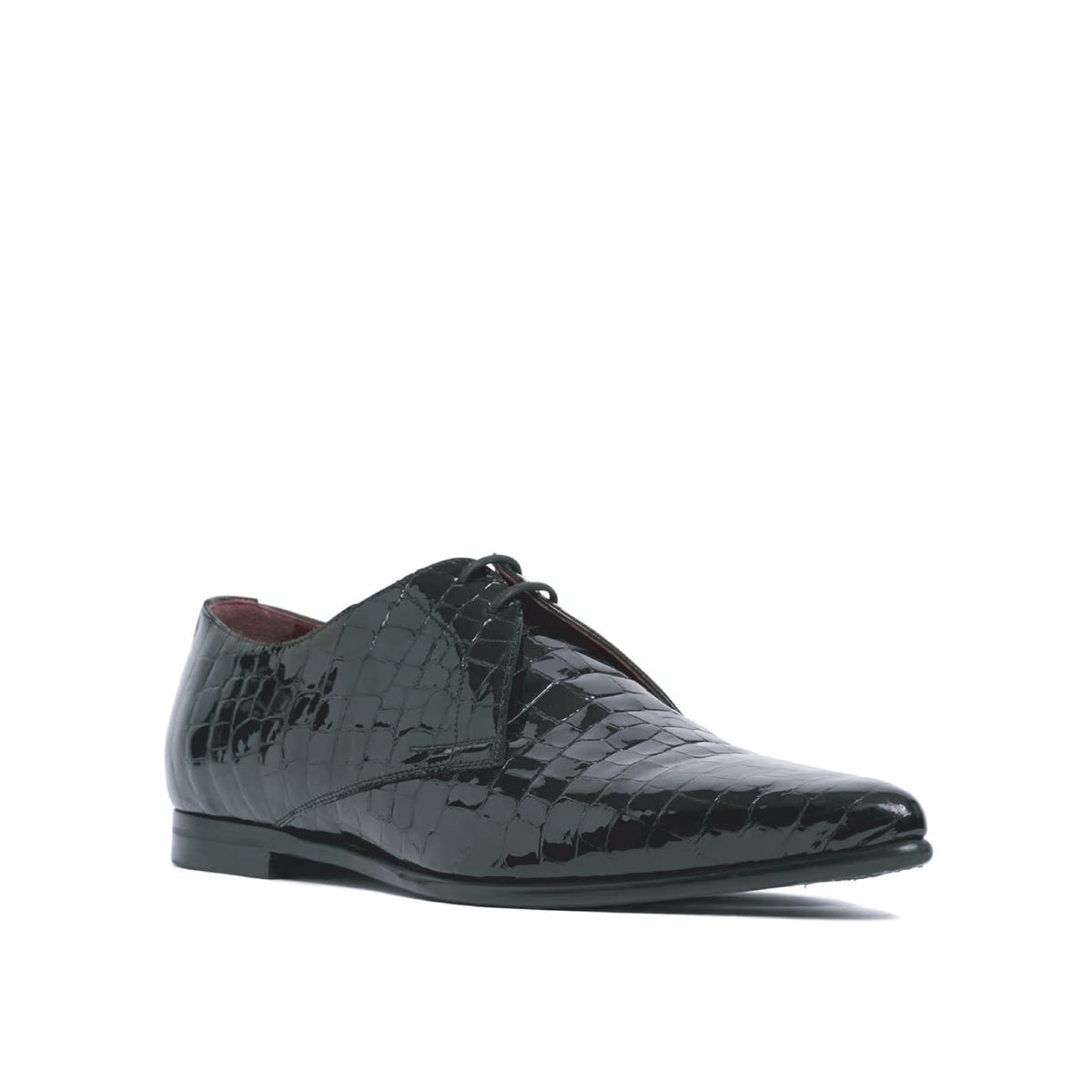 Dolce & Gabbana Achille Croc Embossed Derby | Banlieue91