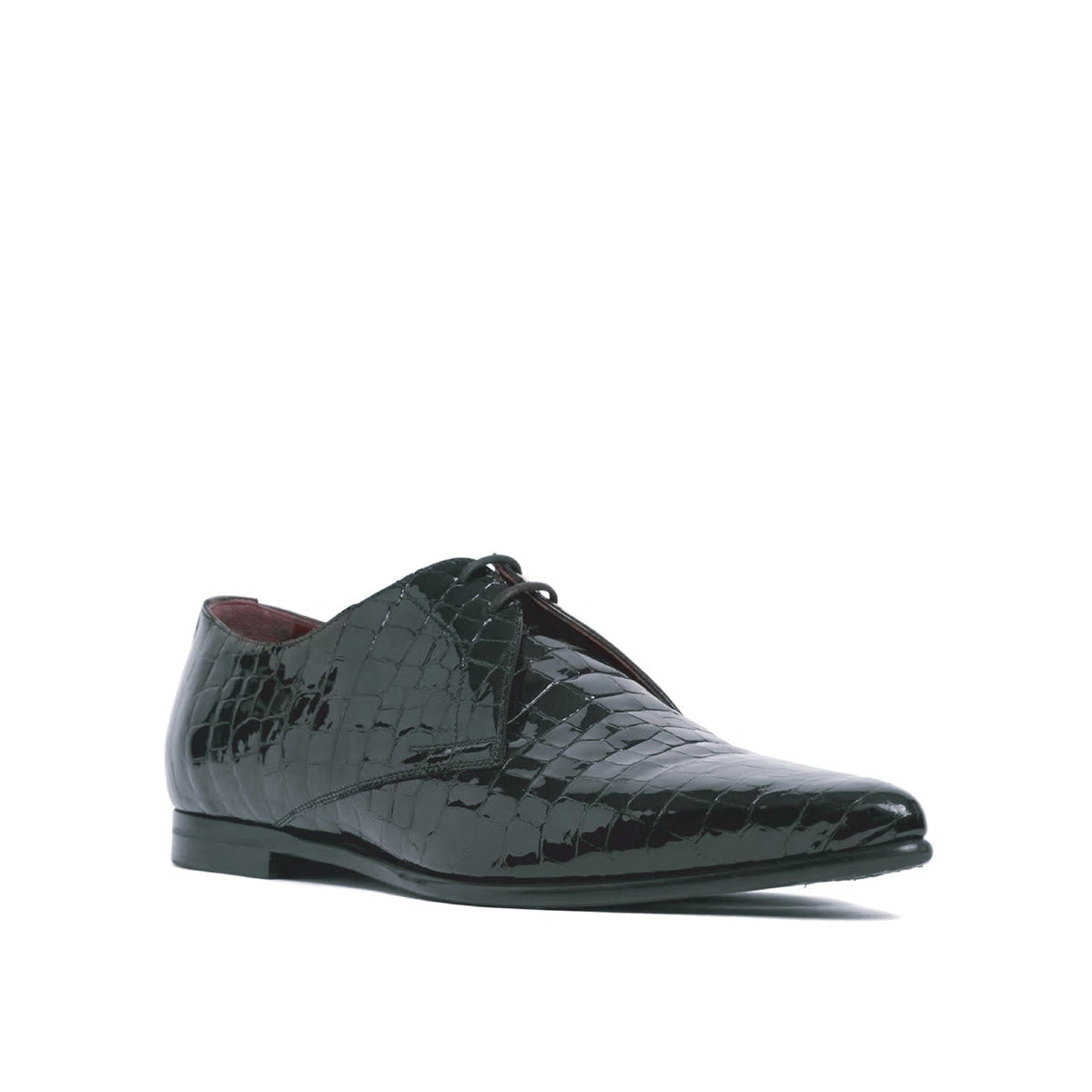 Dolce & Gabbana Achille Croc Embossed Derby | Banlieue91