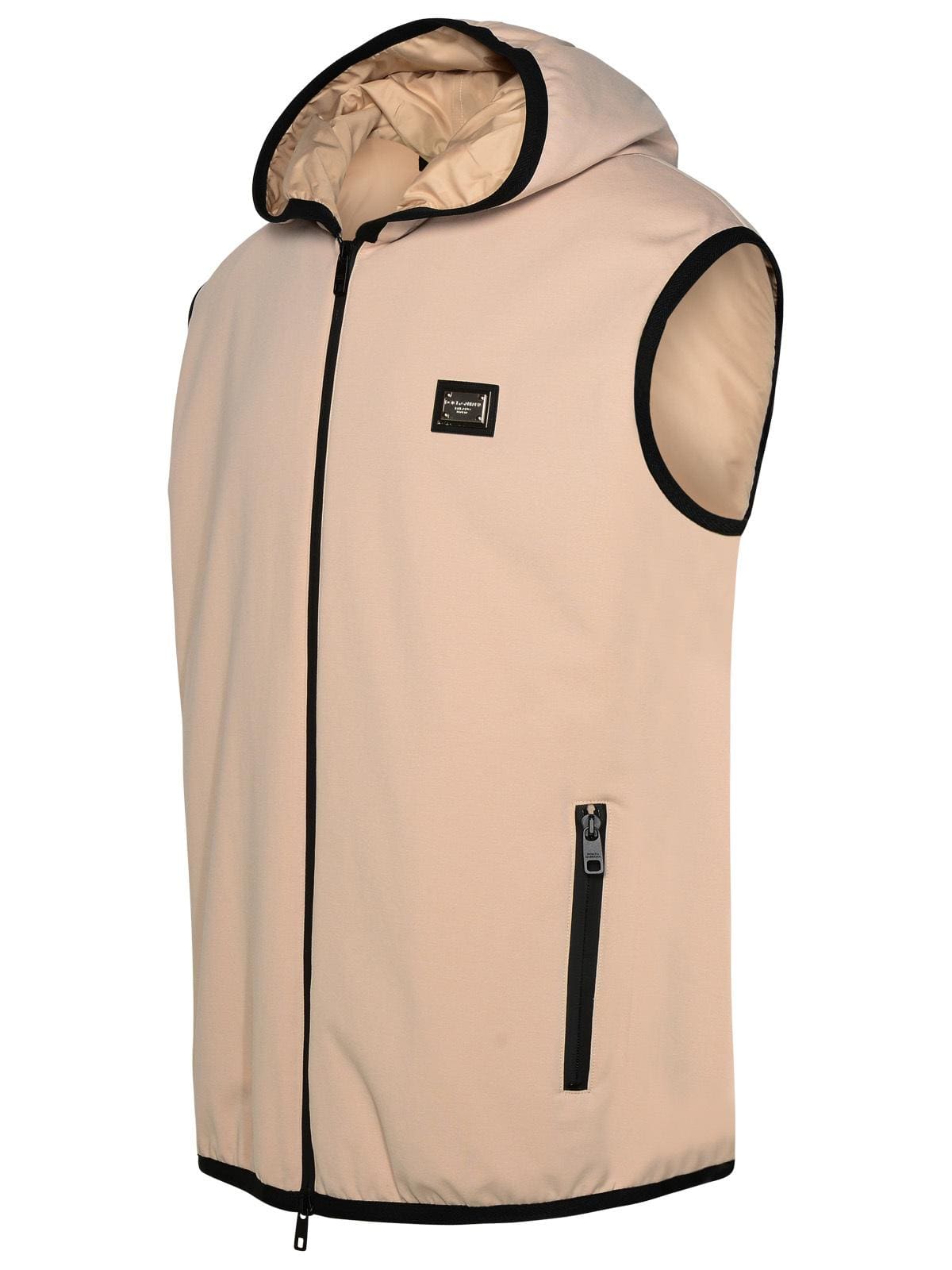 Dolce & Gabbana Beige Cotton Blend Vest | Banlieue91