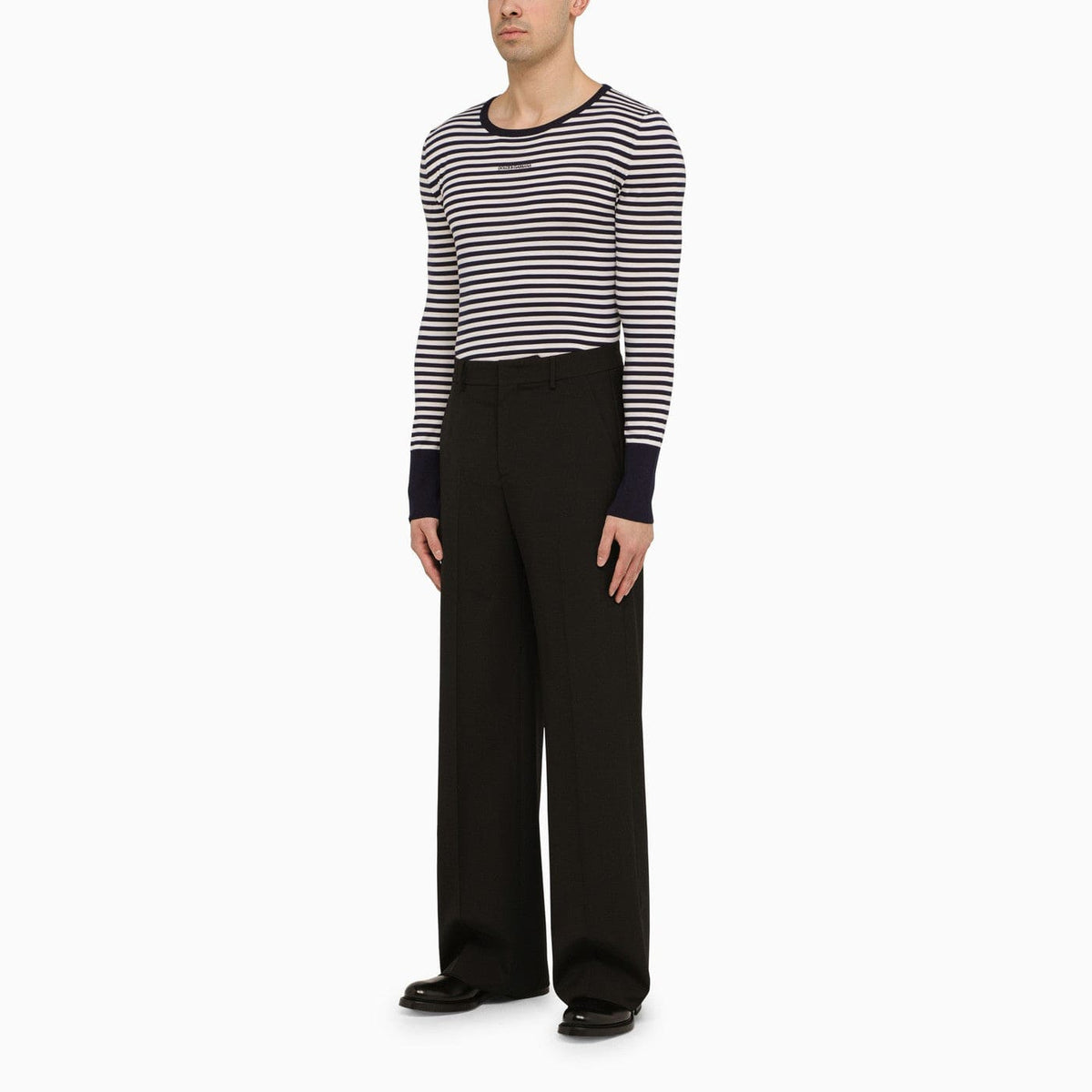 Dolce&Gabbana Black And White Striped Long Sleeved Jersey | Banlieue91