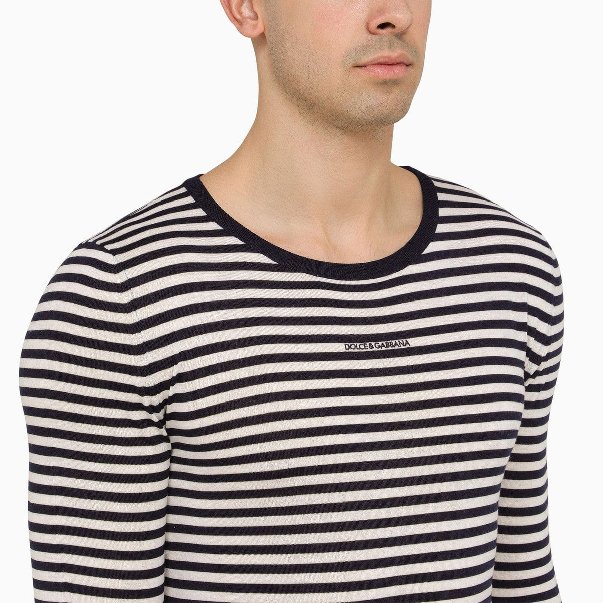 Dolce&Gabbana Black And White Striped Long Sleeved Jersey | Banlieue91