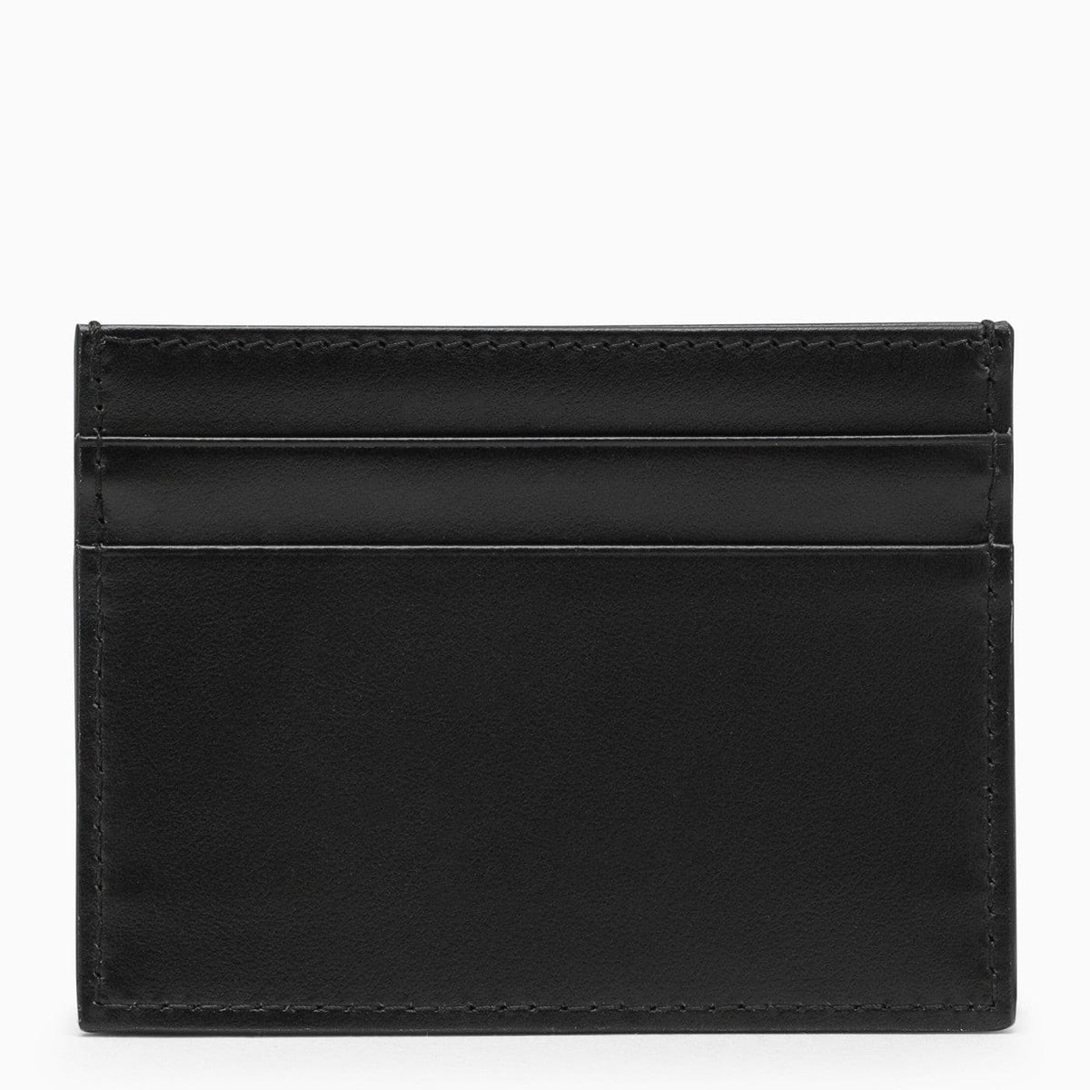 Dolce&Gabbana Black Calfskin Card Holder With Logo | Banlieue91
