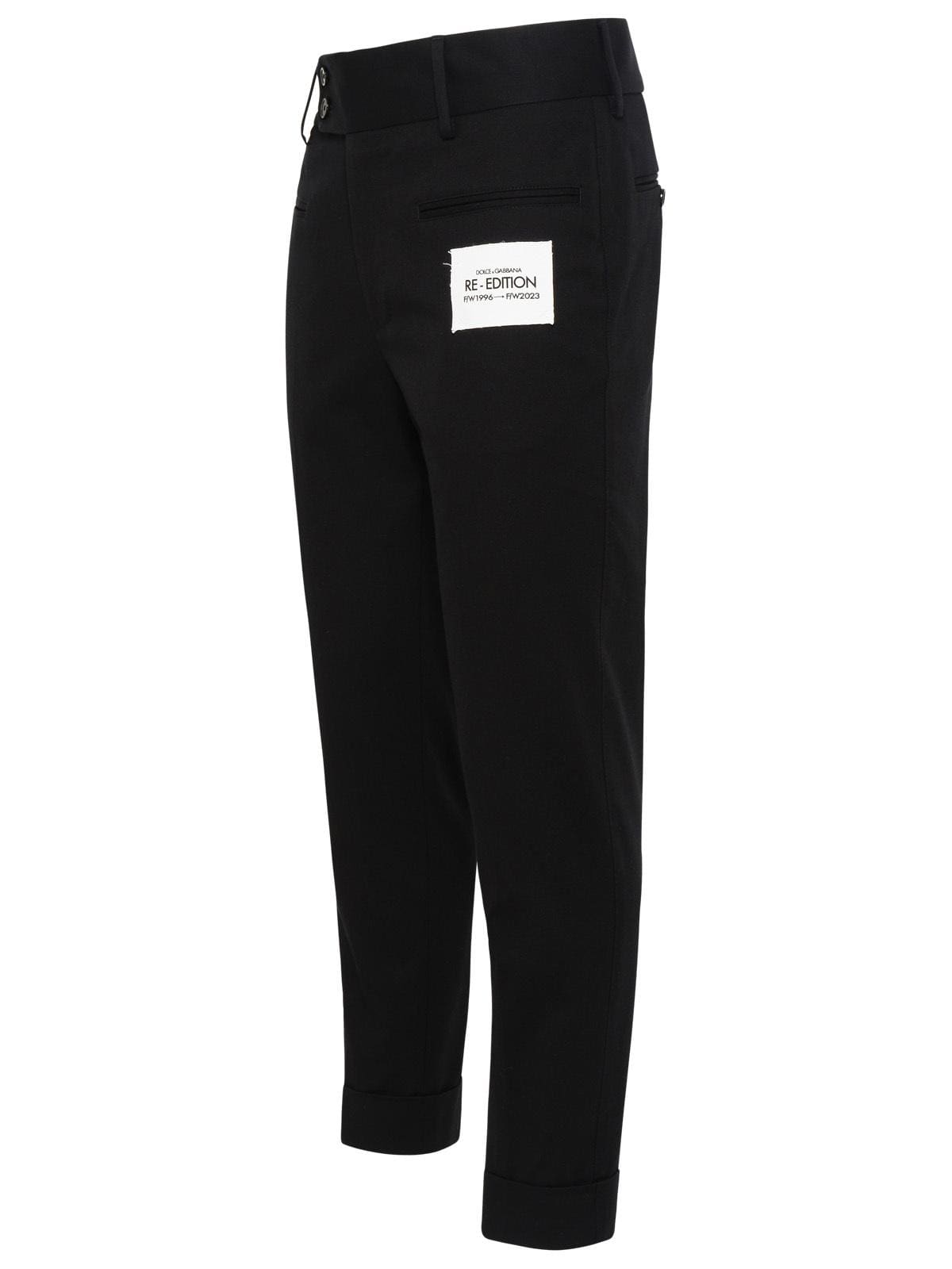 Dolce & Gabbana Black Cotton Pants | Banlieue91