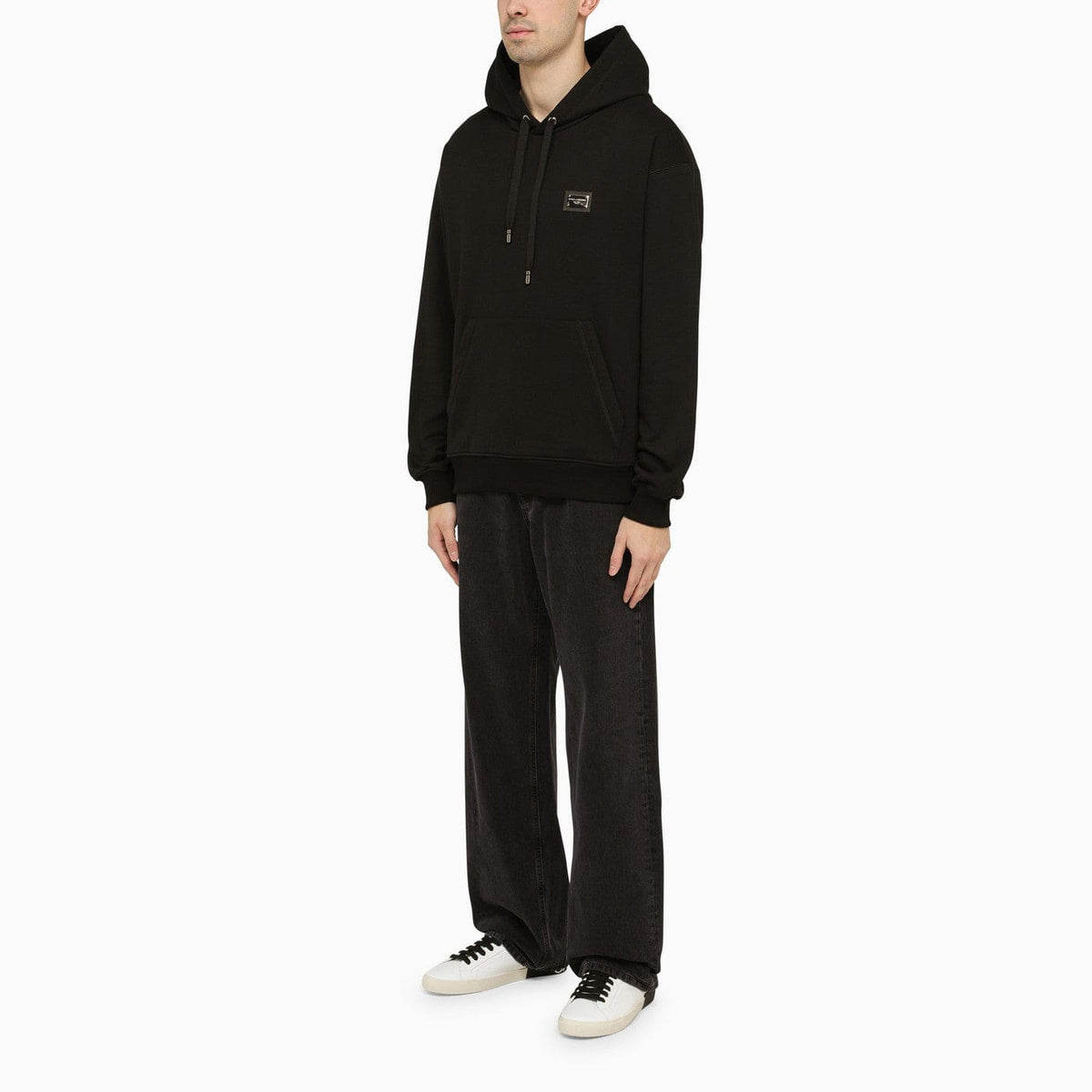 Dolce&Gabbana Black Hoodie With Logo | Banlieue91