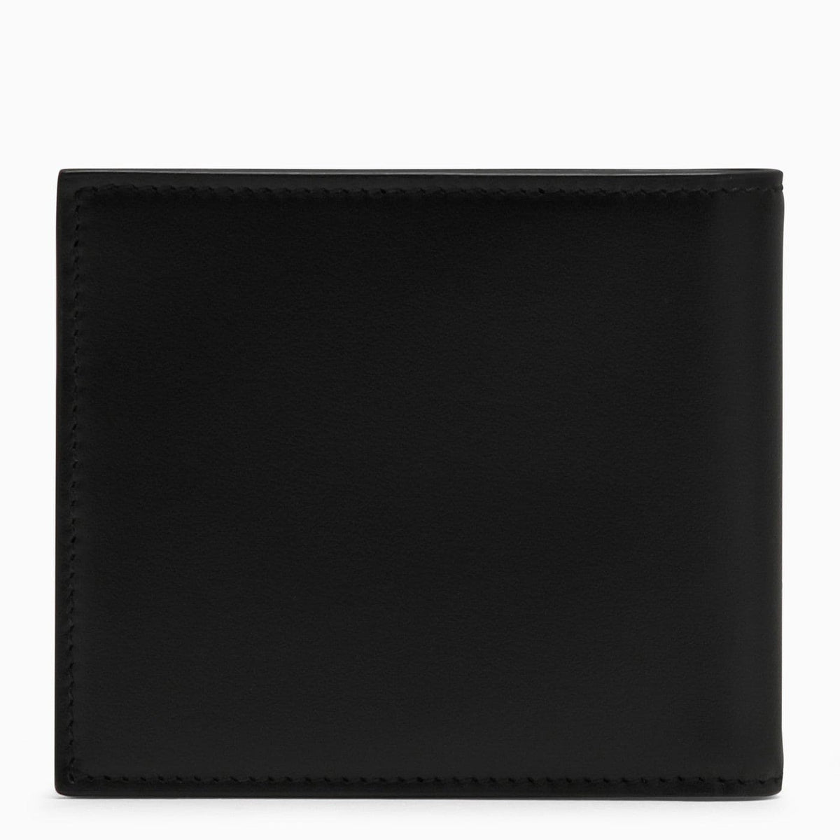 Dolce&Gabbana Black Leather Bi Fold Wallet With Logo | Banlieue91