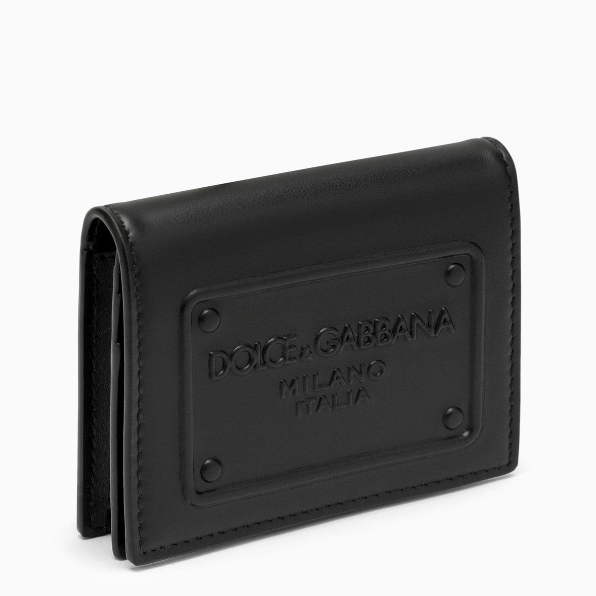 Dolce&Gabbana Black Leather Wallet With Logo | Banlieue91
