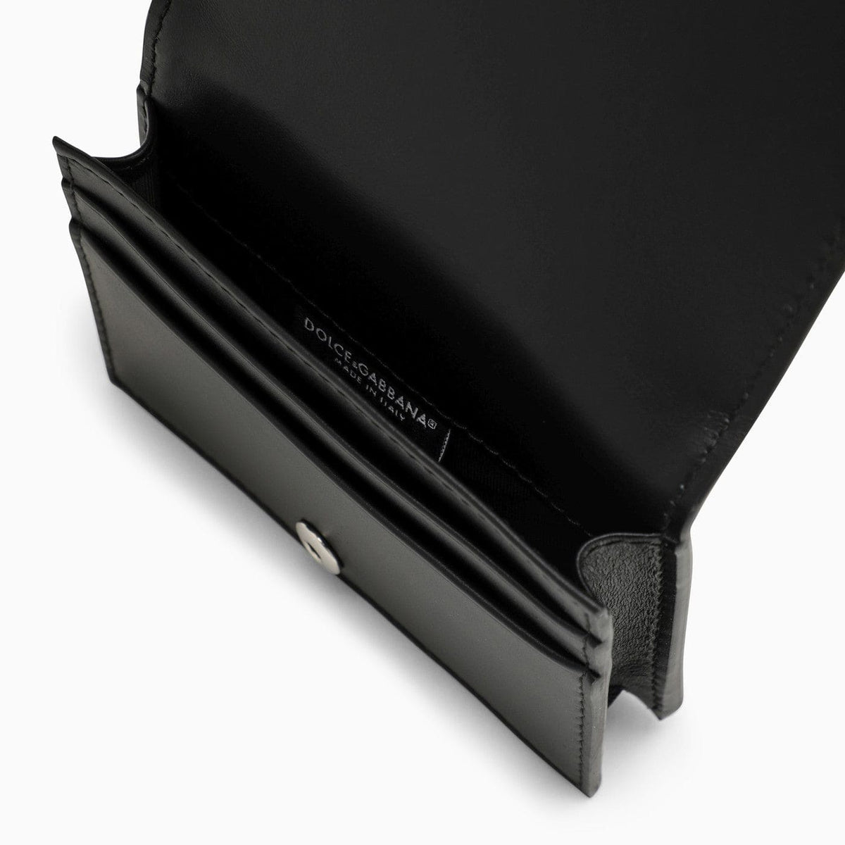 Dolce&Gabbana Black Leather Wallet With Logo | Banlieue91