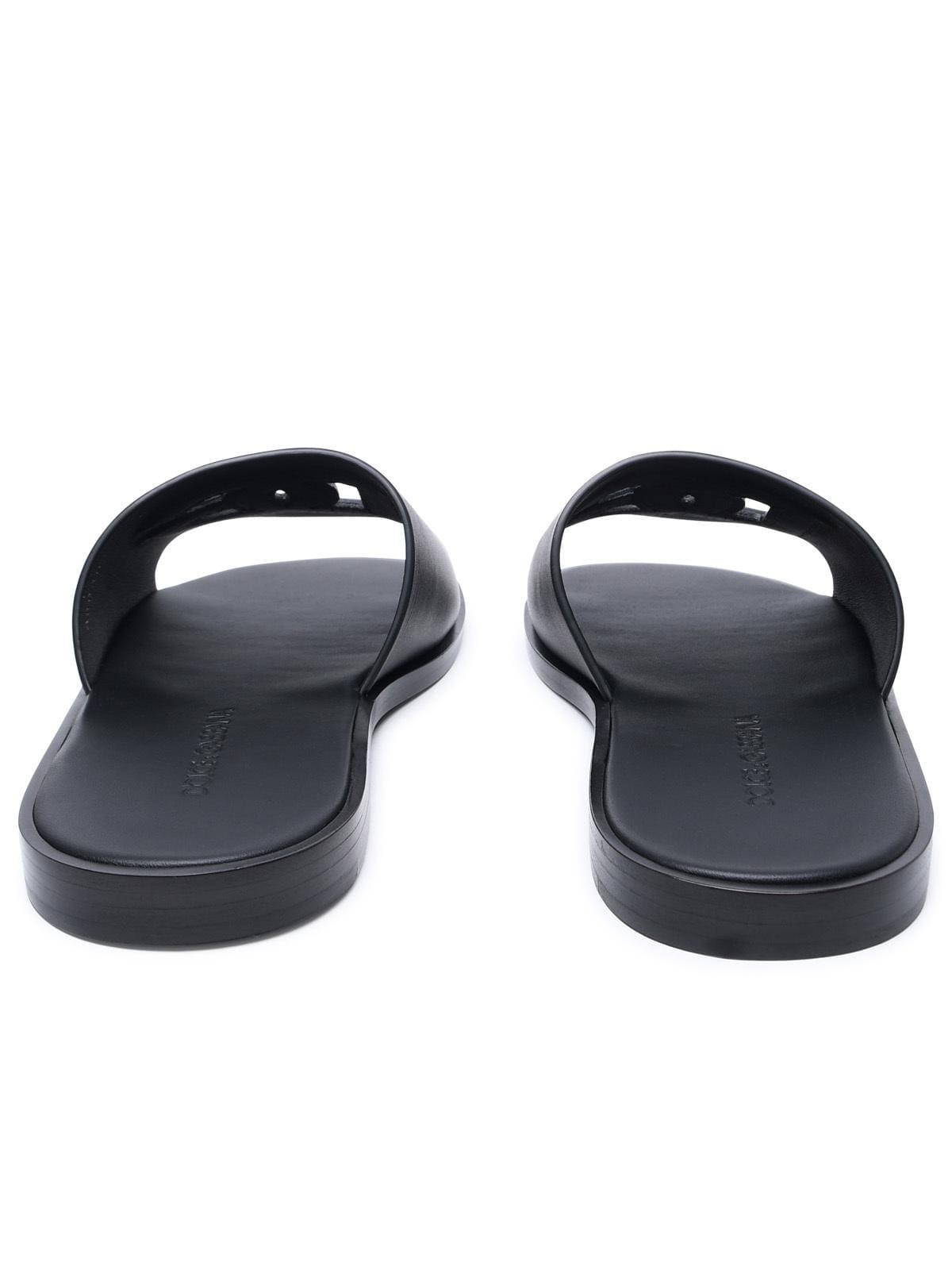 Dolce & Gabbana Black Nappa Slippers | Banlieue91